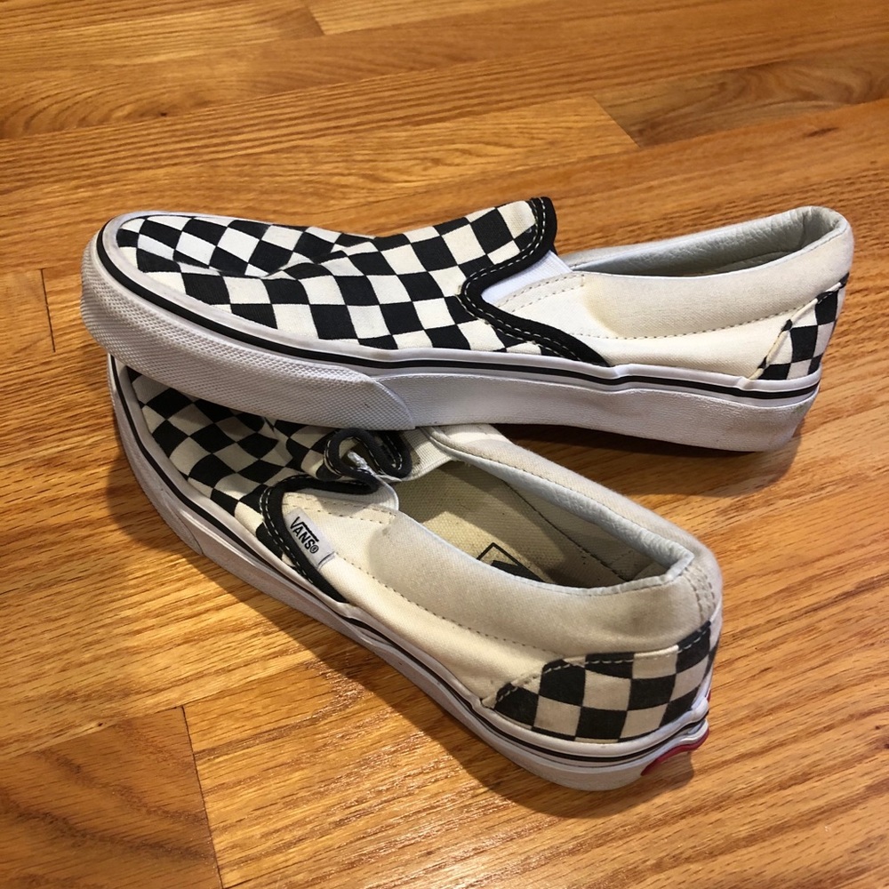 Black and White Checkered Vans